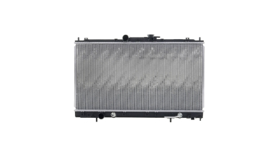 Radiator racire Mitsubishi Galant (Ea0), 10.1996-07.2001, 2,0 100kw; 2,0 Td 66kw; Diesel/Benzina, Manual, Cu/fara AC, tip Denso , diametru intrare/iesire 35/35mm, 708x375x26, Cu lipire fagure prin brazare Aftermarket