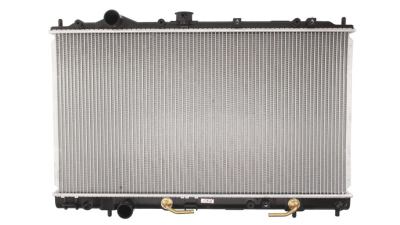 Radiator racire Mitsubishi Colt, 08.1995-09.2000, motor 1.3, 55/60/66 kw; 1.6, 66/76 kw, benzina, cutie automata, cu/fara AC, 688x375x16 mm, SRLine, aluminiu brazat/plastic 