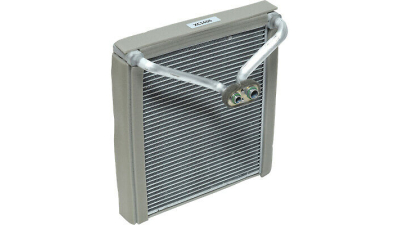 Evaporator aer conditionat Mitsubishi Outlander PHEV (GG/GF), 2012- motor 2.0, benzina/electric, full aluminiu brazat, 250x260x35 mm, iesire 11, 7 mm, intrare 14, 4 mm, tehnologie cu curgere paralela, 