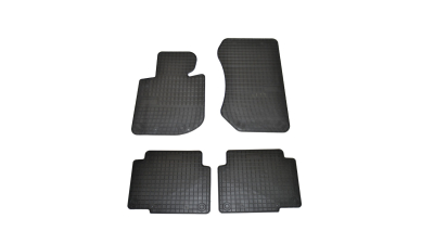 Set covorase auto din cauciuc BMW Seria 3 E36 1999-2001 culoare Negru, presuri BestAutoVest, 4 buc.