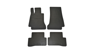 Set covorase auto din cauciuc Mercedes Clasa C W205 2014-2021 culoare Negru, presuri BestAutoVest, 4 buc.