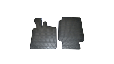 Set covorase auto din cauciuc Smart Fortwo I 1998-2007 culoare Negru, presuri BestAutoVest, 2 buc.