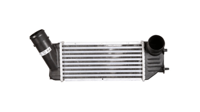 Intercooler Citroen Berlingo, 12.2002-2008, motor 2.0 HDI 66kw, C4, 04.2007-07.2008, motor 2.0 HDI 81kw, diesel, cu/fara AC, aluminiu brazat/plastic, 300x130x65 mm, 