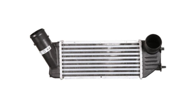 Intercooler Citroen Berlingo, 12.2002-2008, motor 2.0 HDI 66kw, C4, 04.2007-07.2008, motor 2.0 HDI 81kw, diesel, cu/fara AC, aluminiu brazat/plastic, 300x130x65 mm, Behr/Hella, 