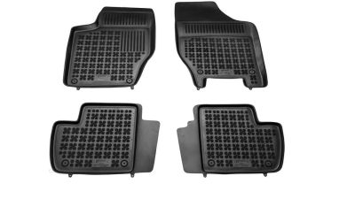 Set covorase auto din cauciuc 308 (4 ), 09.2007-12.2013, negru; cu decupaj pentru stingator, 4 bucati