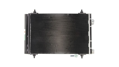 Condensator climatizare OEM/OES Peugeot 3008, 03.2010-2016, 5008, 10.2009-2016, motor 2.0 HDI, 120 kw diesel, cutie automata, full aluminiu brazat, 570(530)x363x12 mm, cu uscator si filtru integrat