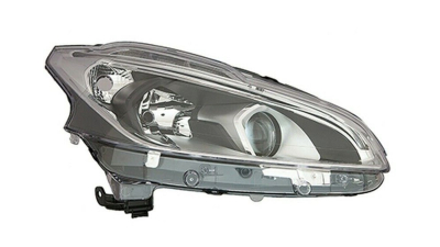 Far Peugeot 208, 06.2015-, fata, Dreapta, cu LED daytime running light; H7+H7+LED+PY21W; electric; fara motoras;