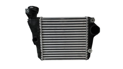 Intercooler Porsche Macan GTS (95B), 10.2015-, motor 3.0 V6 T 265kw, Macan S (95B), 02.2014-, motor 3.0 V6 T 250kw, benzina, cu/fara AC, aluminiu brazat/plastic, 285x279x62 mm, priza conectare Rapida stanga, 