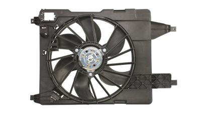 GMV radiator electroventilator Renault Grand Scenic, 2004-2009, motor 1.6, 2.0, benzina, 1.9 dci, diesel, cu AC, 300 W; 380 mm; 2 pini, 