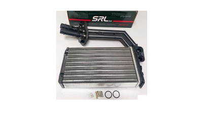 Radiator Incalzire Renault Laguna I, 11.1993-03.2001, motor 1.6, 1.8 benzina, 1.9 dci/dTi, 2.2 d/dT, diesel, cutie manuala, tip Valeo; cu conducte, aluminiu mecanic/plastic, 260x157x42 mm, SRLine