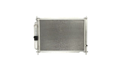 Radiator racire Renault Clio 3, 05.2005-2013, motor 1.2, 48/55/57 kw, benzina, cutie manuala, cu AC, cu condensator cu uscator 531x378x40 mm, aluminiu brazat