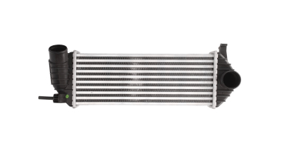 Intercooler Mercedes Citan (W415), 01.2012-, 108/109/111CDI motor 1.5 CDI 55/66/80kw, diesel, cu/fara AC, aluminiu brazat/plastic, 385x144x64 mm, 