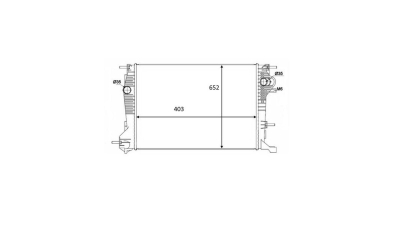 Radiator racire Renault Scenic, 2009-2016 Motor 1, 6 Dci 96kw; 1, 9 Dci 96kw; 2, 0 103kw; 2, 0 Dci 110/118kw Diesel/Benzina, tip climatizare Cu/fara AC, cutie Manuala, dimensiune 654x416x23mm, Cu lipire fagure mecanica, Aftermarket