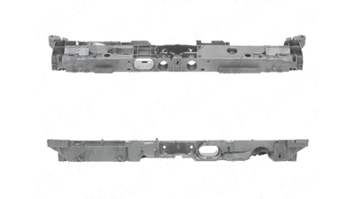 Panou central, trager Renault Clio Iv, 10.2012-; Captur, 03.2013-, fata, polipropilena cu intaritura metalica (PP+metal); PP+LGF30; superior