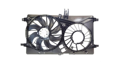 GMV radiator electroventilator Renault Master, 2010-, Nissan NV400, 2010-, 2.3 dci, Opel Movano, 2010-, motor 2.3 CDTI, diesel, 385 mm; 2 pini, fara pre-rezistor, 