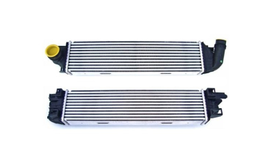 Intercooler Fiat Talento, 06.2016-, motor 1.6 MultiJet 88kw, 1.6 Ecojet 92/107kw, diesel, cu/fara AC, aluminiu brazat/plastic, 650x157x64 mm, Behr/Hella, 