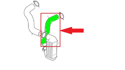 Furtun radiator Rover/Mg 200 1995-2000, 25 1999-2005, diametru 58/58 mm, cauciuc, BestAutoVest 6320PW-1