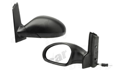 Oglinda exterioara Seat Altea (5P1/5P5), 03.2004-2015 (fara modelul XL), Seat Toledo 3 (5P2), 10.2004-09.2009 Dreapta, Crom, manuala, prin cablu, Fara incalzire, carcasa neagra, Convex, View Max, 5P1 857 508 9B9; 5P1857508; 5P1857508N; 6L0857538A 6755521M