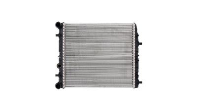 Radiator racire Skoda Fabia (6y), 1999-2007 1,0 37kw; 1,2 40kw; 1,4 44/50/55/74kw; 1, 9 Sdi 47kw, Benzina, Manual, fara AC, cu conectori rapizi intrare/iesire, 426x388x22, Cu lipire fagure prin brazare Aftermarket