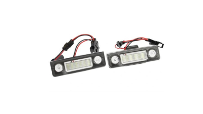 Set lampa numar SKODA OCTAVIA II (1Z5), 10.2008-12.2013 Combi; ROOMSTER/PRAKTIK (5J), 03.2009-04.2010, Stanga=Dreapta, LED; tuning;