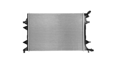 Radiator racire VW Beetle (5C1), 12.2014-06.2015, motor 1.4 TSI, 110 kw, benzina, 2.0 TDI, 81/110 kw, diesel, cutie manuala/automata, cu/fara AC, radiator temperatura joasa, 628x440x26 mm, SRLine, aluminiu brazat/plastic 