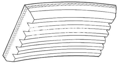 Curea transmisie Starline 6PK1548 Skoda Octavia Combi (1U2/1U5), Toledo 2 (1M2) Leon (1M1) , VW Golf 4 (1J1) New Beetle, BMW Seria 1, Seria 5 E60/E61, Seria 7 E65/E66, X5 E53 