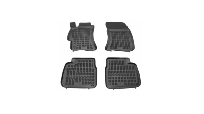 Set covorase auto din cauciuc SUBARU LEGACY (BL/BP/BPS), 09.2003-04.2009, presuri tip tavita, negru