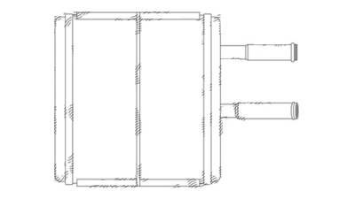 Radiator Incalzire Suzuki Baleno, 03.1995-05.2002, motor 1.3, 1.6; 1.8 benzina, 1.9 TD, diesel, aluminiu brazat/aluminiu, 135x179x33 mm, 