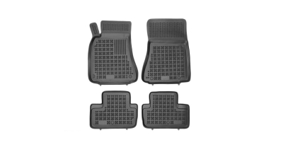 Set covorase auto din cauciuc LEXUS IS (XE2), 11.2005-04.2013, presuri tip tavita, negru