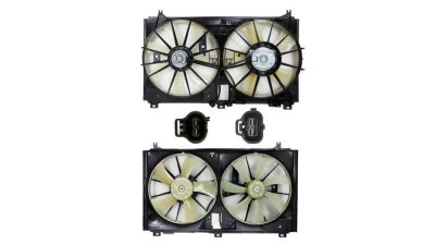 GMV radiator electroventilator Lexus GS, 2005-2012, GS450h, motor 3.5 V6, benzina/electric, cutie CVT, cu AC, 355/355 mm, 