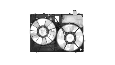 GMV radiator electroventilator Lexus RX, 2004-2009, RX350, motor 3.5 V6, benzina, 338/338 mm; cu vas expansiune, 