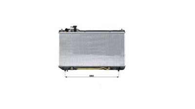 Radiator racire Toyota Rav-4 (Xa10), 09.1997-05.2000, Motorizare 2.0 95kw Benzina, tip climatizare Cu/fara AC, cutie automata, dimensiune 693x352x16mm, Cu lipire fagure prin brazare, Aftermarket