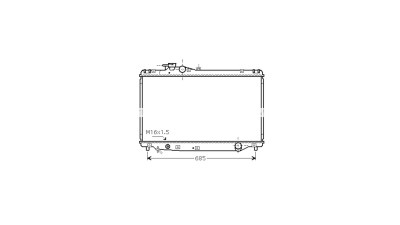 Radiator racire Toyota Supra (Jza80), 04.1993-06.1996 Motor 3, 0 R6 T 243kw Benzina, tip climatizare Cu/fara AC, cutie Manuala, dimensiune 738x400x32mm, Cu lipire fagure prin brazare, Aftermarket