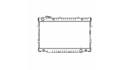 Radiator racire Toyota Land Cruiser 80, 01.1990-12.1997 Motor 4, 2 Td 121kw Diesel, cutie Manuala, dimensiune 708x425x48mm, Cu lipire fagure prin brazare, Aftermarket