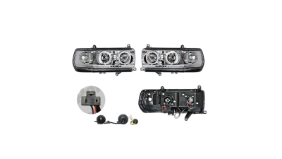 Set faruri tuning Toyota Land Cruiser (FJ80/FJ82) 01.1989-05.1996 BestAutoVest partea Dreapta+Stanga H1+H1 manual