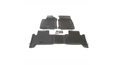 Set covorase auto din cauciuc Toyota Land Cruiser J120 01.2003-10.2009 , presuri tip tavita marca Rezaw Plast