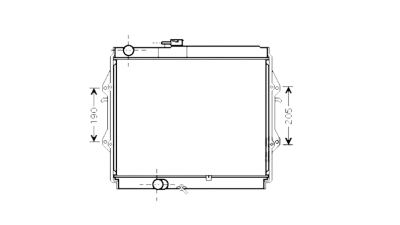 Radiator racire Toyota Hilux, 08.1997-07.2001, Motorizare 2, 4 D 56kw Diesel, cutie Manuala, dimensiune 515x449x27mm, Cu lipire fagure prin brazare, Aftermarket