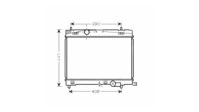 Radiator racire Toyota Urban Cruiser, 01.2009-2015 Motor 1, 33 73kw; Toyota Yaris, 11.2006-2011 Motor 1, 33 74kw Benzina, tip climatizare Cu/fara AC, cutie Manuala, dimensiune 479x350x18mm, Cu lipire fagure prin brazare, KOYO