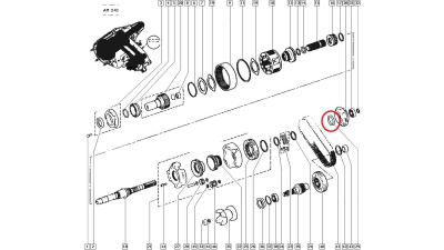 Inel cutie Renault Cherokee, Original 8304210603