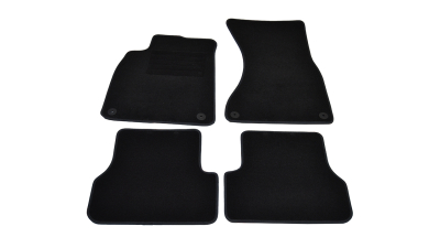 Covorase mocheta Audi A6 4 USI 4/2011- , A6 AVANT 9/2011- , A7 10/2010-   Negru, set de 4 bucati