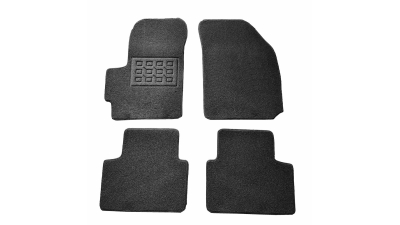 Covorase mocheta Chevrolet Spark M200 2005-2009, Negre, set de 4 bucati