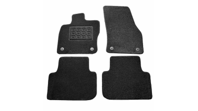 Covorase mocheta Vw Golf Sportsvan 02/2014-, Negre, set de 4 bucati