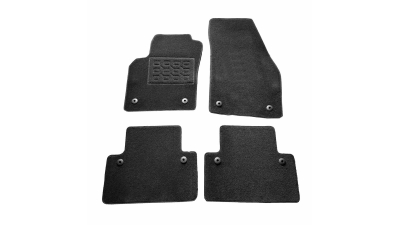 Covorase mocheta Volvo V50 Facelift, S40 2007-2012, Negre, set de 4 Buc.