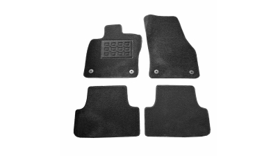 Covorase mocheta Seat Ateca, Skoda Karoq, 2016-prezent, Negre, set de 4 Buc.