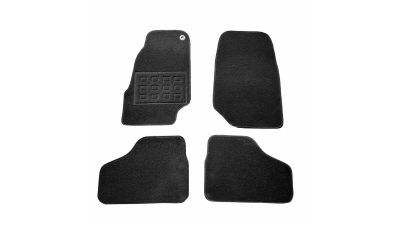 Covorase mocheta Jeep Cherokee (Kj), Liberty 2001-2006, Negre, set de 4 Buc.