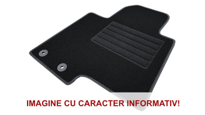 Covorase mocheta Jaguar XF 2011-2015, 2 locuri, Negre, set de 2 Buc.