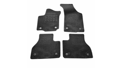 Covorase mocheta Vw Phaeton 2002-2016, Negre, set de 4 Buc.