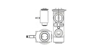 Supapa expansiune clima Behr-Hella, Land Rover Freelander (FA), 2006-2015, motor 2.0 T; 3.2 R6 benzina; 2.2 d; 2.2 SD4; 2.2 eD4/TD4 diesel