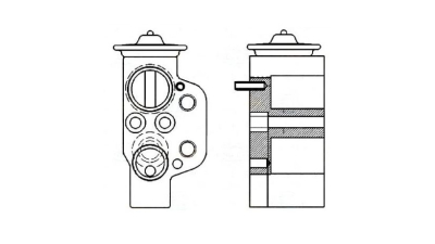 Supapa expansiune clima Behr-Hella, Audi A4 (B8), 2008-2015, A4/A4 Allroad (B8), 2008-2015, A5 (B8), 2007-2016, A5/A5 Sportback (B8), 2007-2016, Q5 (8R), 2008-2016, motor diesel, benzina