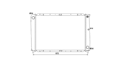 Radiator racire Volvo 940/960, 1994-12.1996, Motorizare 2.0 82kw; 2, 3 85/96/114kw Benzina, tip climatizare Cu/fara AC, cutie Manuala, dimensiune 590x415x36mm, Cu lipire fagure prin brazare, SRL